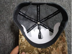 Atlas Wild Camo hat with Leather Patch