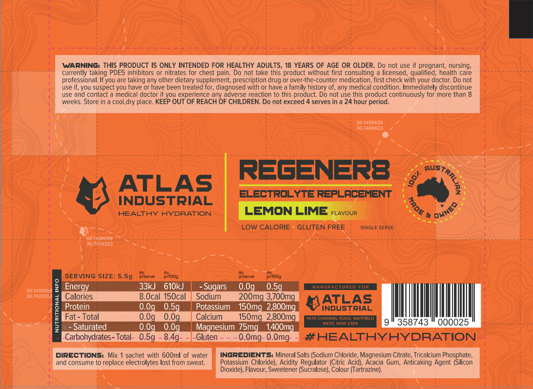 Atlas Industrial REGENER8 - Electrolyte Replacement 480 Bulk Pack